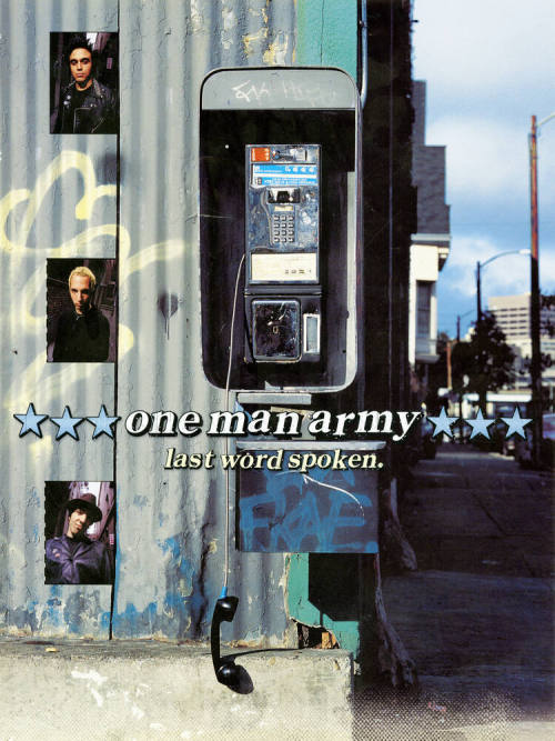 One Man Army - Last Word Spoken