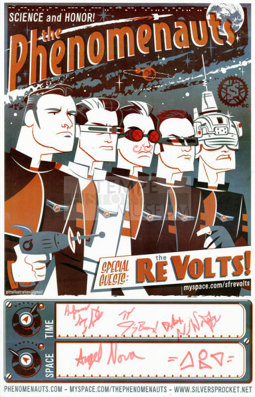 The Phenomenauts Music Poster