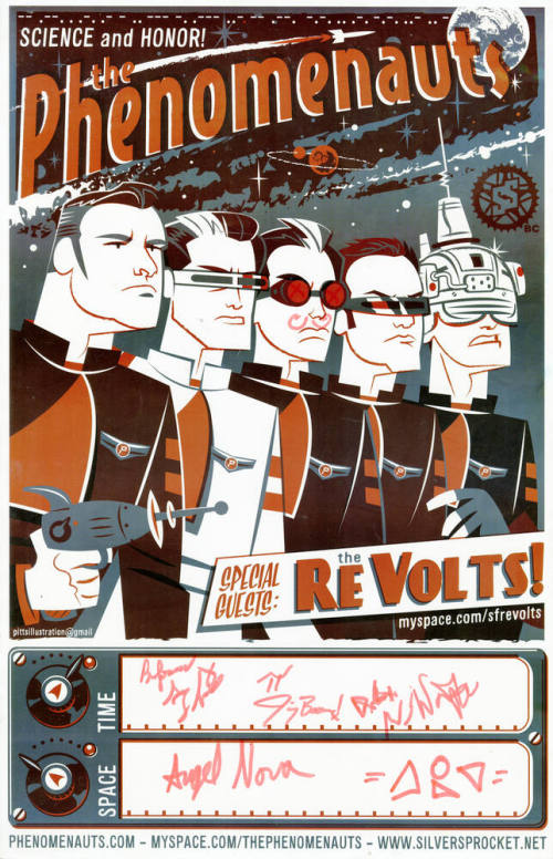 The Phenomenauts Music Poster