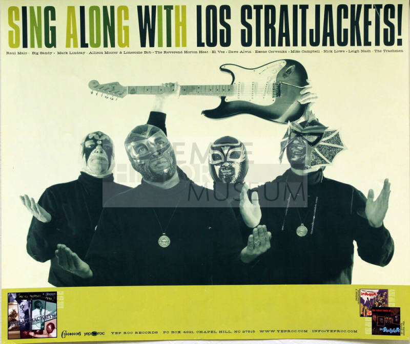 Sing Along With Los Straitjackets Music Poster