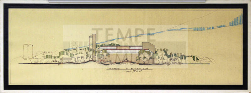 East elevation of Tempe Fire Station 3