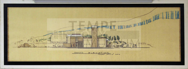 South elevation of Tempe Fire Station 3