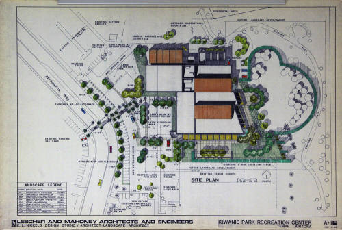 Site Plan Kiwanis Park Recreation Center