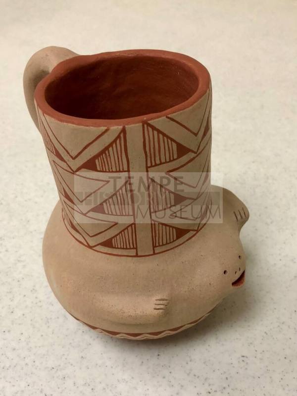 ceramic vessel by artist Ron Carlos
