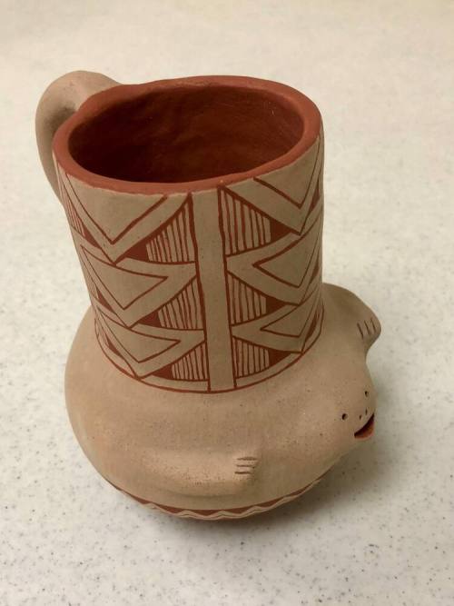 ceramic vessel by artist Ron Carlos