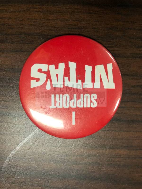 Red Nita's Hideaway Button