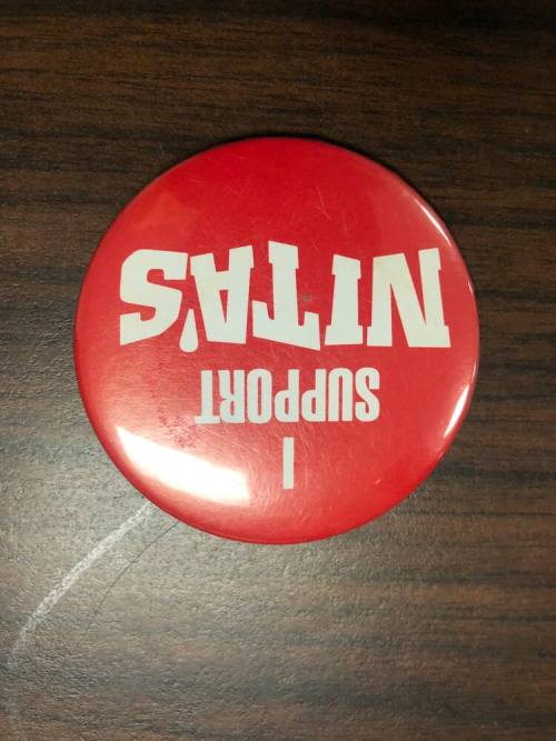 Red Nita's Hideaway Button