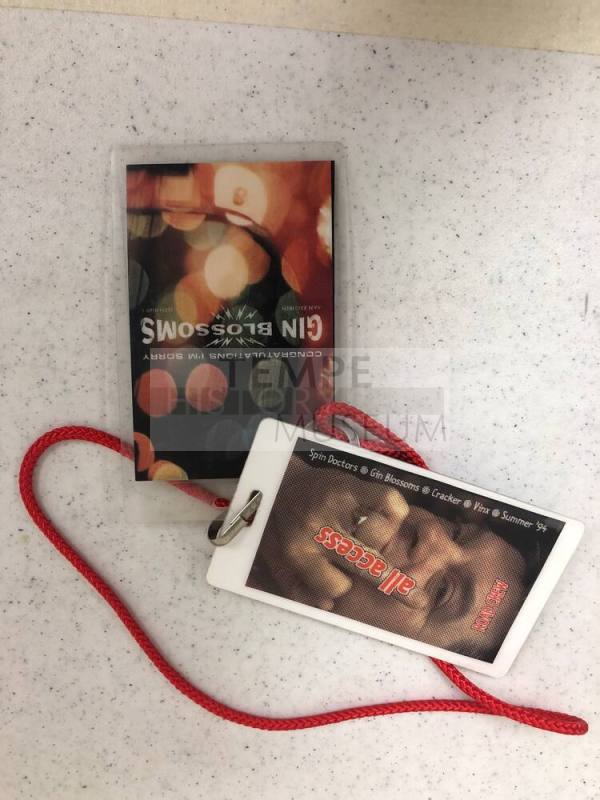 Gin Blossoms Back Stage Passes