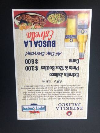 Estrella Jalisco Beer Poster
