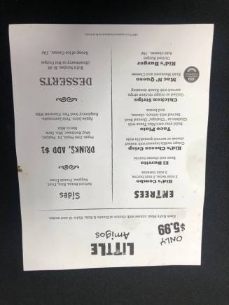 Macayo's Children's Menu