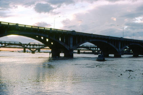 Car in Flooded Salt River