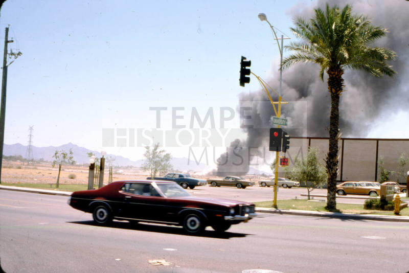 Fire from University Drive