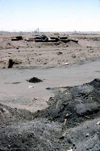 Old Tires in Dry Salt River Bed