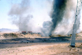 Fires in the Salt River bed