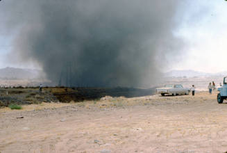 Fire in the Salt River bed