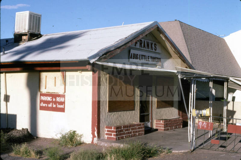 Franks A Big Little Tavern, 921 E. Apache Boulevard