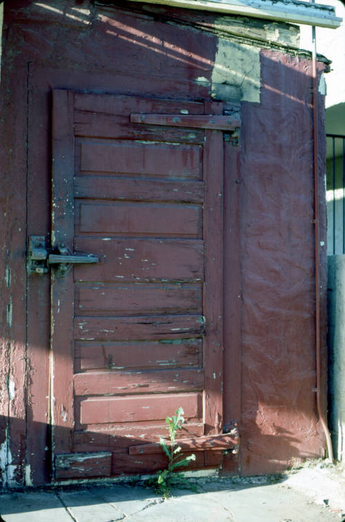Wooden Door At Franks A Big Little Tavern