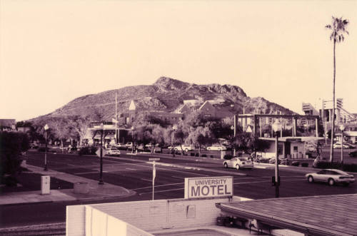 Downtown Tempe and Hayden Butte, Mill Avenue and 9th Street