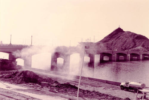 Tempe Town Lake and Mill Avenue Bridge