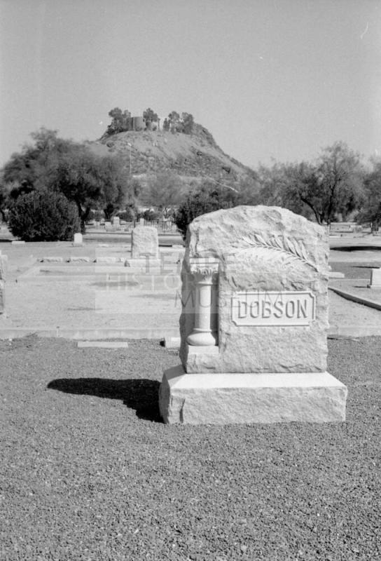 Tempe Double Butte Cemetery - Dobson Headstone
