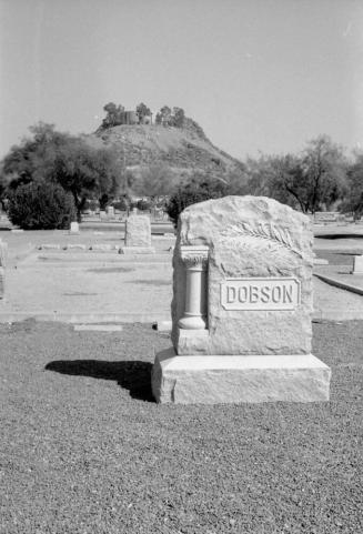 Tempe Double Butte Cemetery - Dobson Headstone