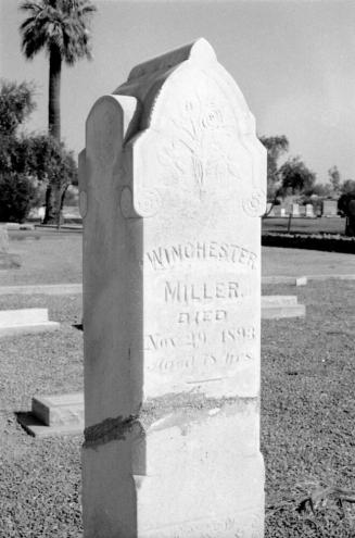 Tempe Double Butte Cemetery - Winchester Miller