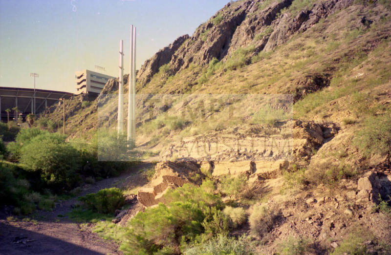 Tempe Butte and Sun Devil Stadium
