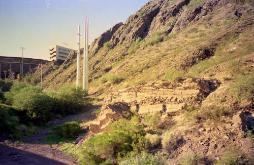 Tempe Butte and Sun Devil Stadium