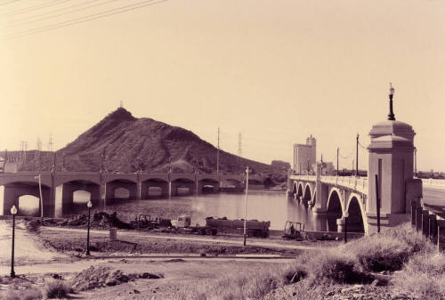 Tempe Butte and Town Lake Bridges