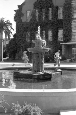 Fountain by Old Main, Arizona State University