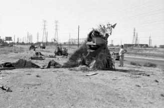 Junk Sculpture along McClintock Drive