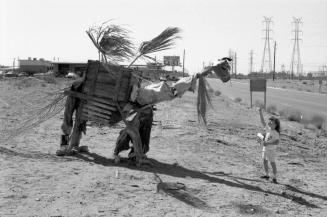 Junk Sculpture along McClintock Drive