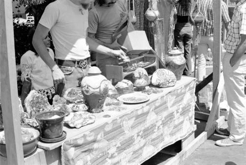Matt Thomas Booth at the Hayden's Ferry Arts & Crafts Fair in Spring 1974