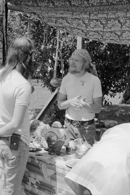 Matt Thomas Booth at the Hayden's Ferry Arts & Crafts Fair in Spring 1974