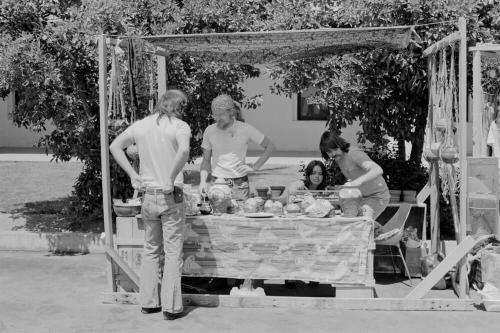 Matt Thomas Booth at the Hayden's Ferry Arts & Crafts Fair in Spring 1974