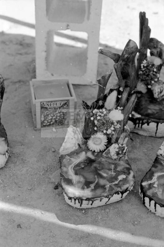 Sculptures at the Hayden's Ferry Arts & Crafts Festival in Spring 1974