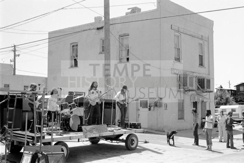 Band Playing at Hayden's Ferry Arts & Crafts Fair in Spring 1974