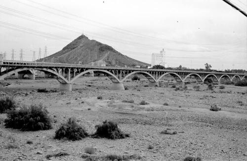 Ash Avenue Bridge and Tempe Butte