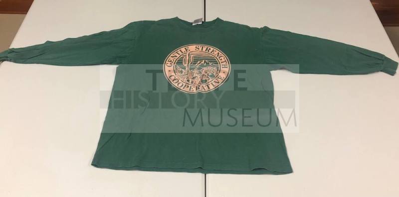 Gentle Strength Cooperative Green Long Sleeve T-Shirt