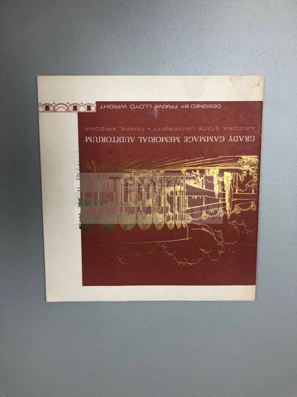 Grady Gammage Memorial Auditorium Program
