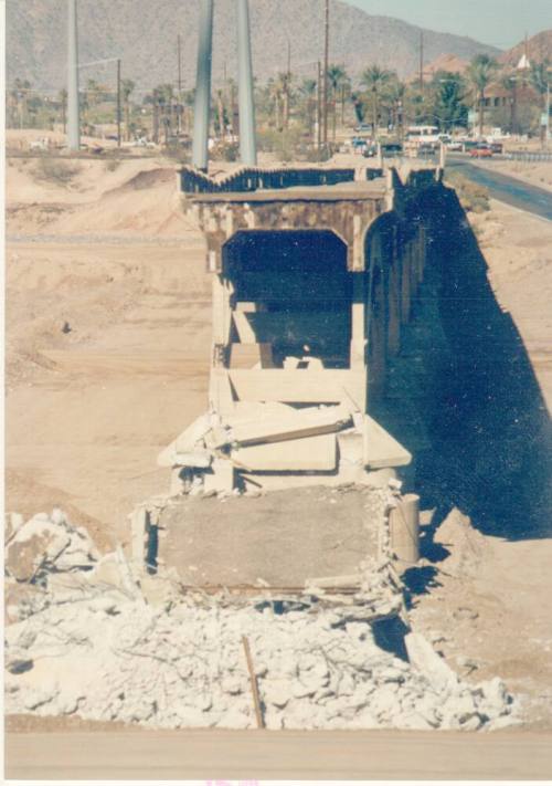 Ash Avenue Bridge demolition