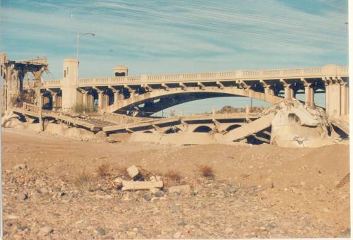 Ash Avenue Bridge demolition