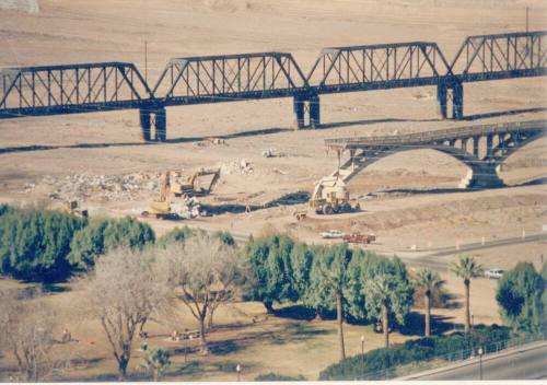 Ash Avenue Bridge demolition