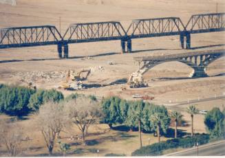 Ash Avenue Bridge demolition