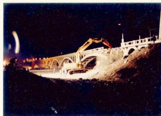 Ash Avenue Bridge demolition