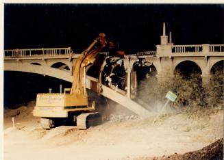Ash Avenue Bridge demolition