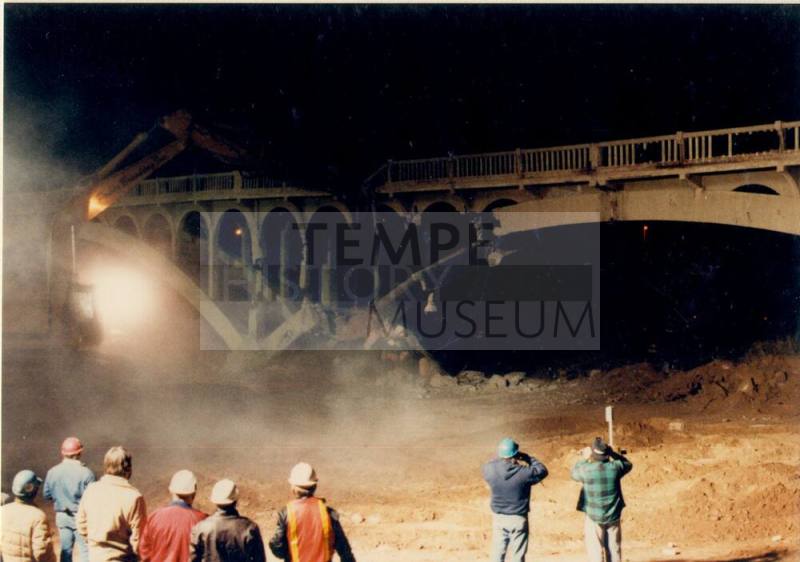 Ash Avenue Bridge demolition