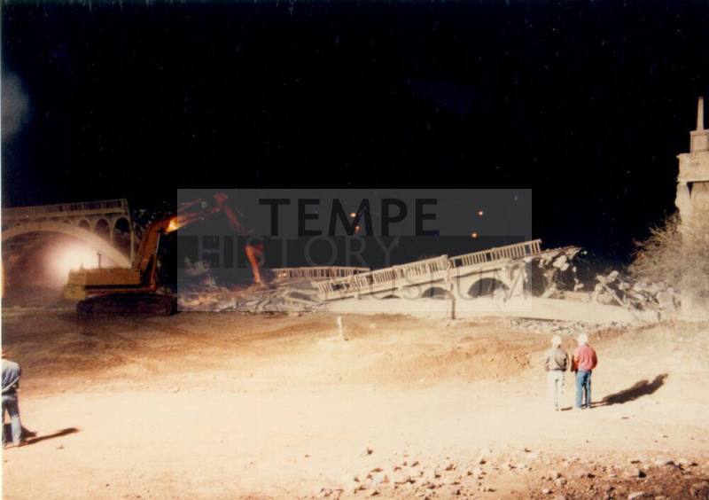 Ash Avenue Bridge demolition
