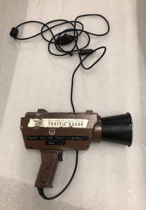 Tempe Police Traffic Control Radar Gun