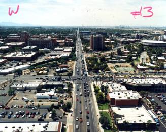 Aerial photo of University & Rural -- Shoot just east of Rural looking west (towards the ASU), get as much of the intersection and if possible get the railroad track as well